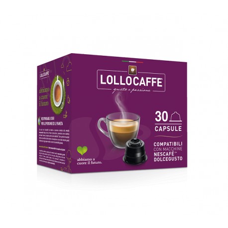 16 Capsule Lollo Caffe Classico Espresso Compatibili Dolce Gusto